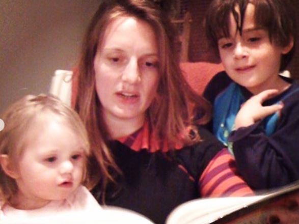 Dolores Rice with her children Willow McCarthy and Rowan McCarthy